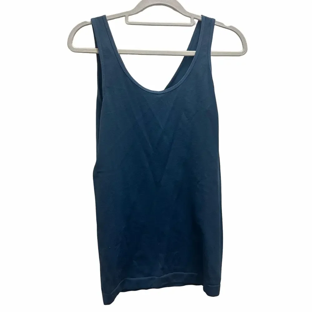 Filly Flair Blue Long Tank One Size